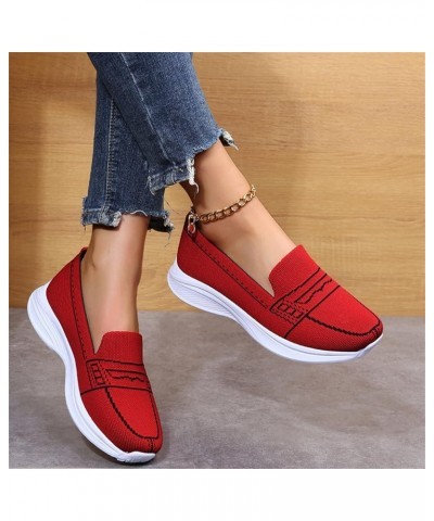 Women's Fashion Sneaker White Color Washed and Leopard Canvas Slip on Shoes, Sneakers for Girls Red $12.14 Fashion Sneakers