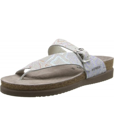 Women's Helen Thong Sandals Silver Venise $54.10 Sandals