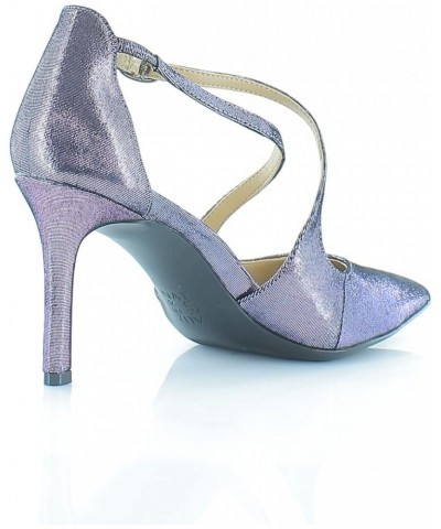 Women Anne Pumps Purple Metallic Leather $16.43 Pumps