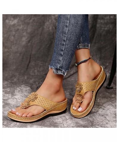 Block Heels for Women Platform Espadrille Sandals Block Heel Open Toe Elastic Strap Braided Flats Sandal 157-hyems-6-khaki $1...