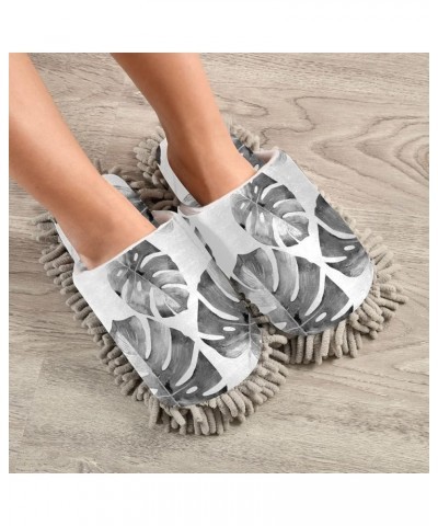 Unisex Fuzzy Slippers, Cozy Floor Dusting Cleaning Mop Shoes for Men Women M-L Multi 8 $13.99 Slippers