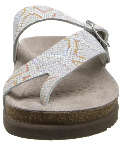 Women's Helen Thong Sandals Silver Venise $54.10 Sandals