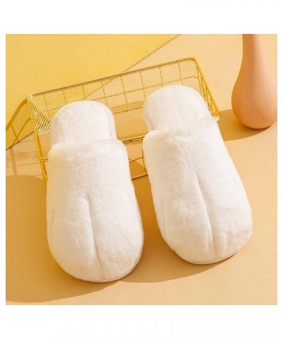 Comfy Corgi Hip Plush Cotton Slippers, Winter Indoor Warmth Cute Home Slippers,EVA Anti-Slip Sole Cat's Paw White $14.75 Slip...