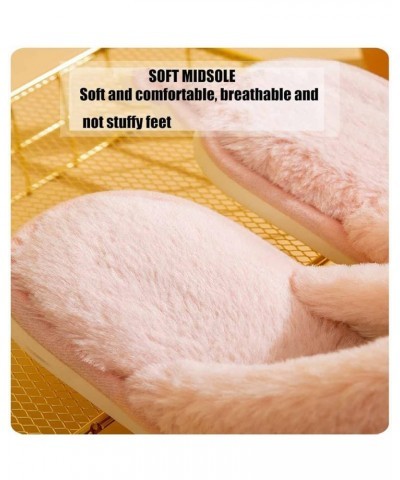 Comfy Corgi Hip Plush Cotton Slippers, Winter Indoor Warmth Cute Home Slippers,EVA Anti-Slip Sole Cat's Paw White $14.75 Slip...