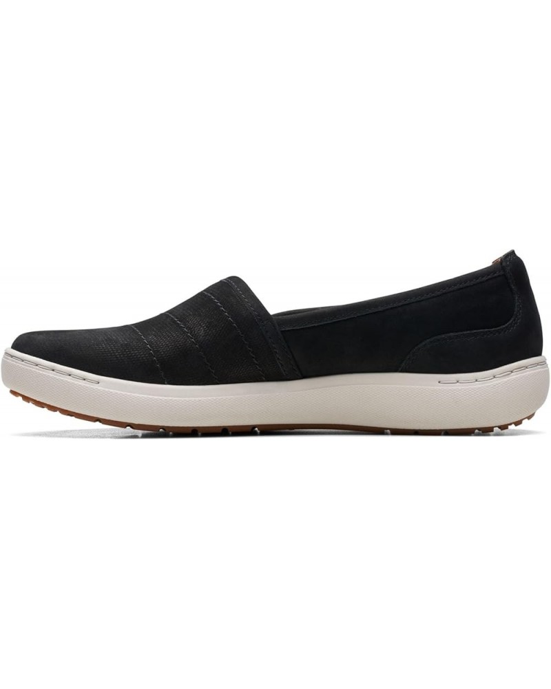 Womens Nalle Violet Black Leather $27.69 Loafers & Slip-Ons