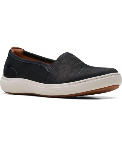 Womens Nalle Violet Black Leather $27.69 Loafers & Slip-Ons