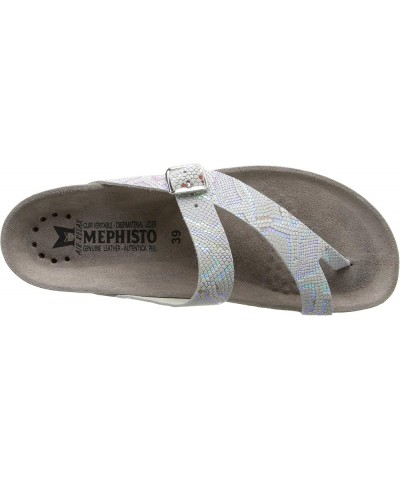 Women's Helen Thong Sandals Silver Venise $54.10 Sandals