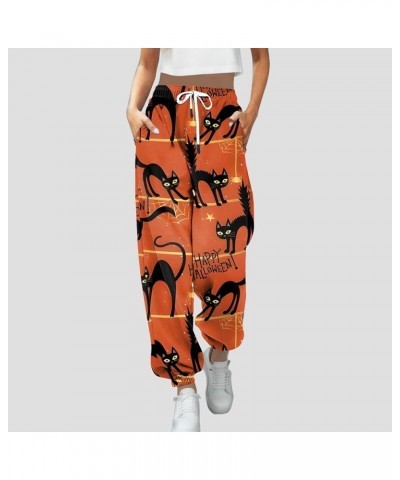 High Waist Cotton Pants for Women Leggings Oversized Sportswear Pants for Women Wide Leg Sweat Pants Black $18.84 Mules & Clogs