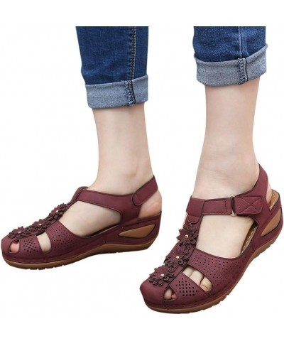 Sole Shoes Hollow Comfortable Toe Sandals Soft Ankle Girls Round Women's Ladies Women's Casual Shoes Womens Shoes Size 6.5 Ca...