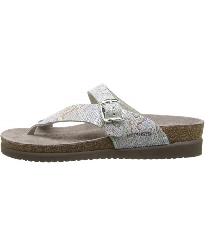 Women's Helen Thong Sandals Silver Venise $54.10 Sandals