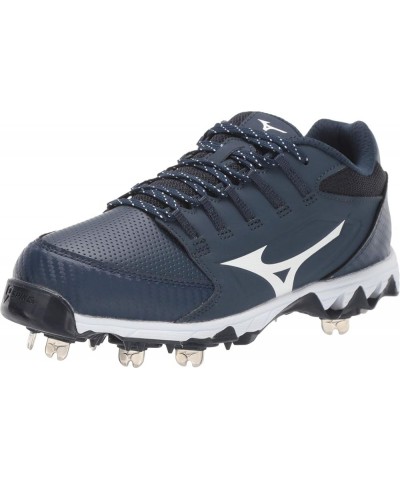 Softball Footwear Low Womens Metal Softball Cleat 5 Navy-white $28.41 Athletic Shoes