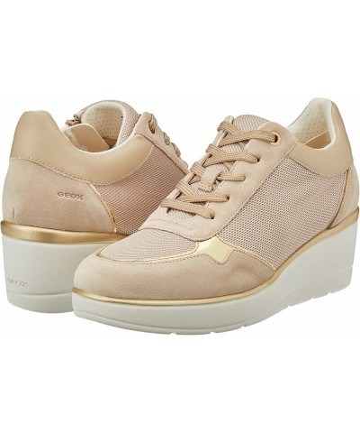 Womens Low Top Sneaker Lt Taupe Beige $21.15 Fashion Sneakers