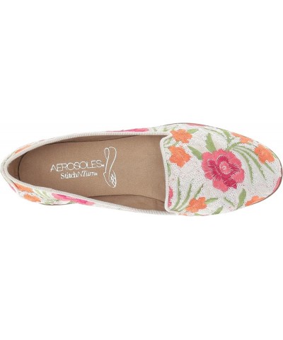 Women's Betunia Slip-on Loafer Ivory Floral $16.50 Loafers & Slip-Ons