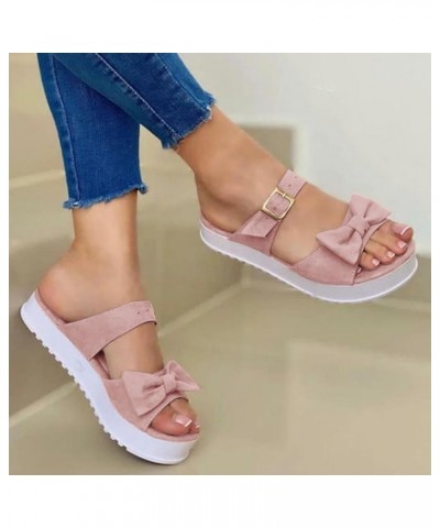 Flip Flop Socks For Women Bubble Slides For Women Sandals White Sandals Flats For Women Sandals Women Bea Wine-g $8.94 Sandals