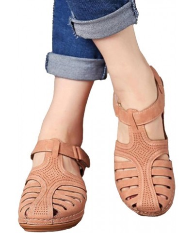 Orthopedic Sandals For Women Arch Support, Snadals Women Dressy Open Toe Sandals Casual Heel Sandals with Ankle Strap Z99-pin...