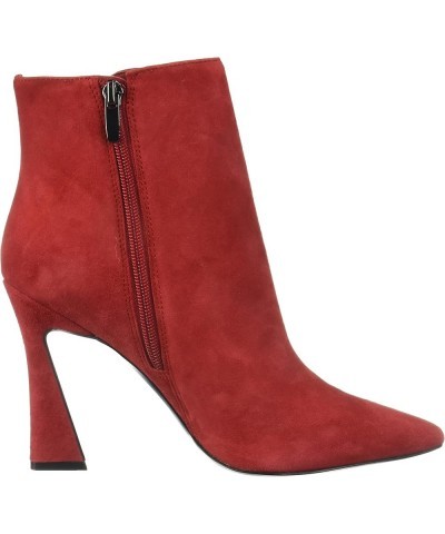 Womens Torrie Dress Booties Red Suede $25.56 Boots