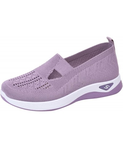 Women's Woven Orthopedic Breathable Soft Shoes Go Walking Slip On Diabetic Foam Shoes Hands Free Womens Shoes Casual Pp2 $9.5...