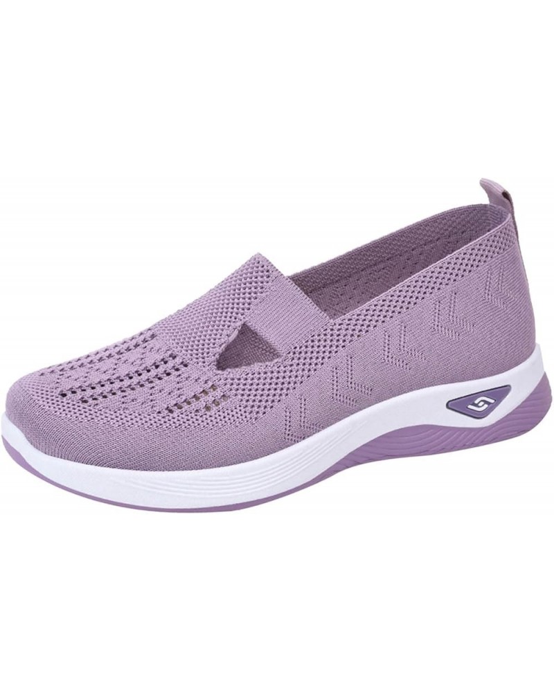 Women's Woven Orthopedic Breathable Soft Shoes Go Walking Slip On Diabetic Foam Shoes Hands Free Womens Shoes Casual Pp2 $9.5...