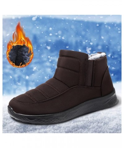 Winter Hiking Boots for Women Waterproof Snow Zipper Cute Womens Platform Snow Boots Woman Boots Winter Womens Walking Boots ...