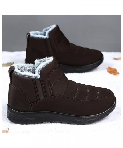 Winter Hiking Boots for Women Waterproof Snow Zipper Cute Womens Platform Snow Boots Woman Boots Winter Womens Walking Boots ...