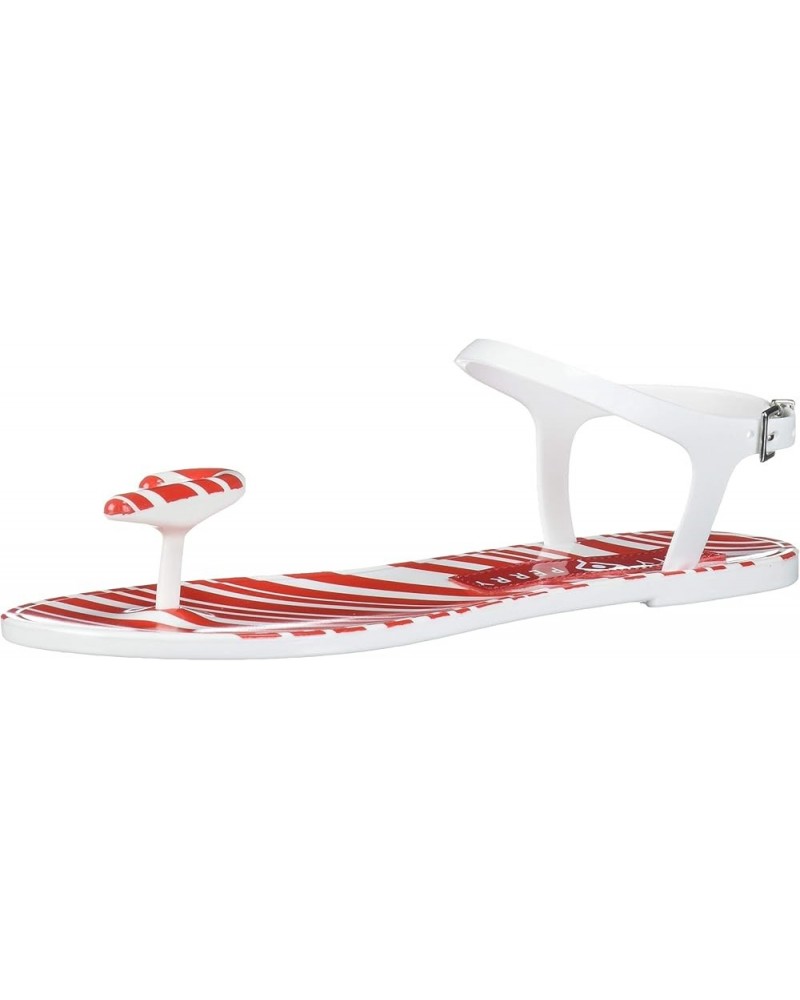 Shoes Women's The Geli Flat Sandal Candycane $18.92 Sandals