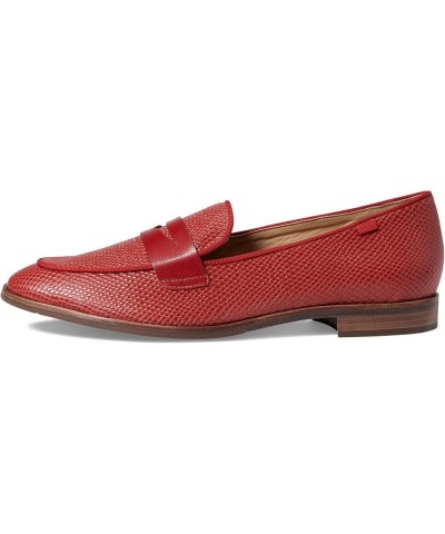 Women's Leather Bryant Park Loafer Campari Emossed $23.28 Loafers & Slip-Ons