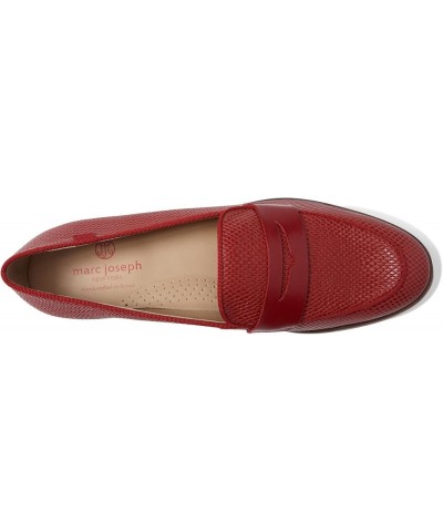 Women's Leather Bryant Park Loafer Campari Emossed $23.28 Loafers & Slip-Ons