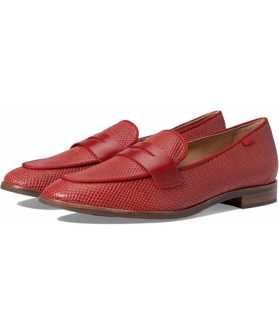 Women's Leather Bryant Park Loafer Campari Emossed $23.28 Loafers & Slip-Ons