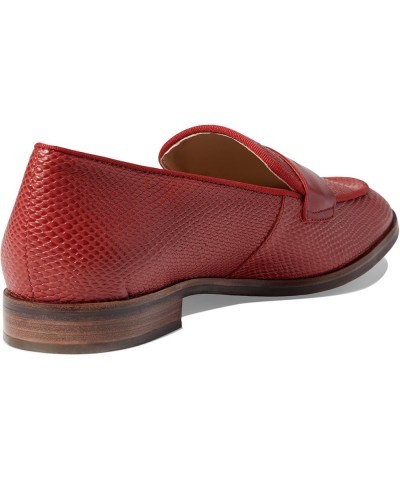 Women's Leather Bryant Park Loafer Campari Emossed $23.28 Loafers & Slip-Ons