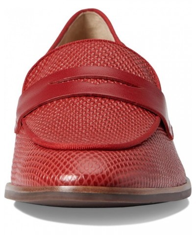 Women's Leather Bryant Park Loafer Campari Emossed $23.28 Loafers & Slip-Ons