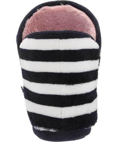 Women's Boot Slippers French Navy Stripe $9.66 Slippers