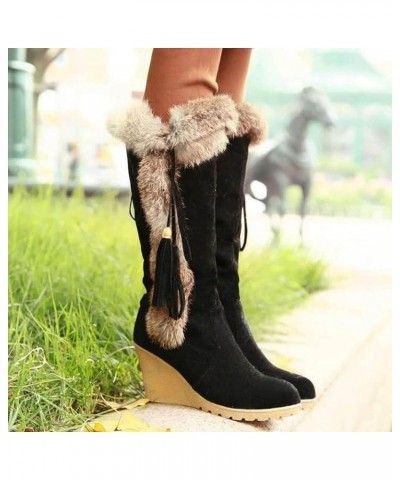 Snow Boots for Women Cute White Fashion Womens Winter Thermal Boots Womens Winter Boots Size 7 Waterproof Winter Women Boots ...