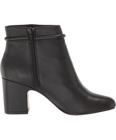 Women's Diaz Bootie Ankle Boot Black Leather $16.37 Boots