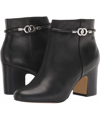 Women's Diaz Bootie Ankle Boot Black Leather $16.37 Boots