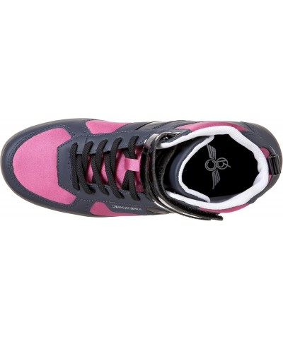 Women's Dicoco High-Top Sneaker Black/Navy/Fuchsia/Gunmetal $41.29 Fashion Sneakers