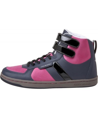 Women's Dicoco High-Top Sneaker Black/Navy/Fuchsia/Gunmetal $41.29 Fashion Sneakers