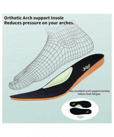 Womens Walking Shoes Arch Support Sneakers for Plantar Fasciitis Foot and Heel Pain Relief Tennis Black/White $23.37 Athletic...