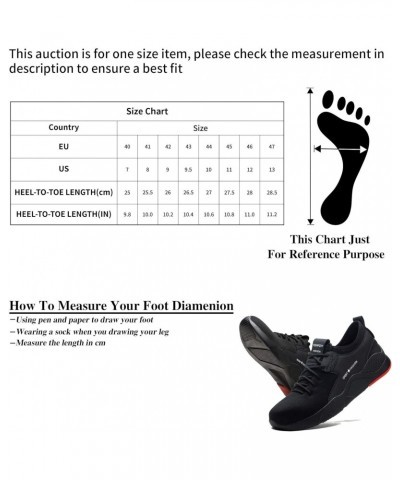 Work Steel Toe Shoes Men Women, Puncture Proof Steel Toe Sneakers,Work Shoes Slip-Resistant Shoes Lightweight Breathable, Ind...