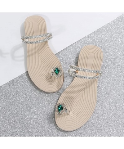 Hiking Sandals Women Pointed Toe Flats Flip Flops Women Slides Platform Mary Janes Wedges Black Heeled Sandals For Wome Silve...