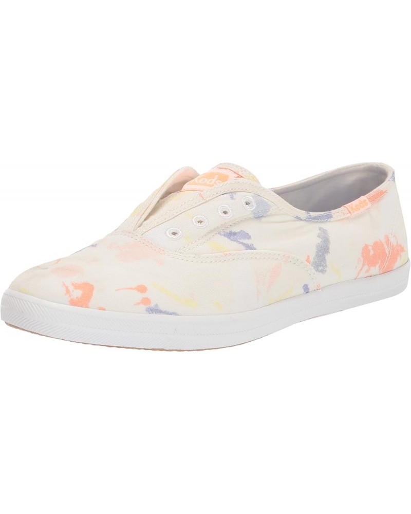 Women's Chillax Slip on White/Peach Splatter $31.46 Fashion Sneakers