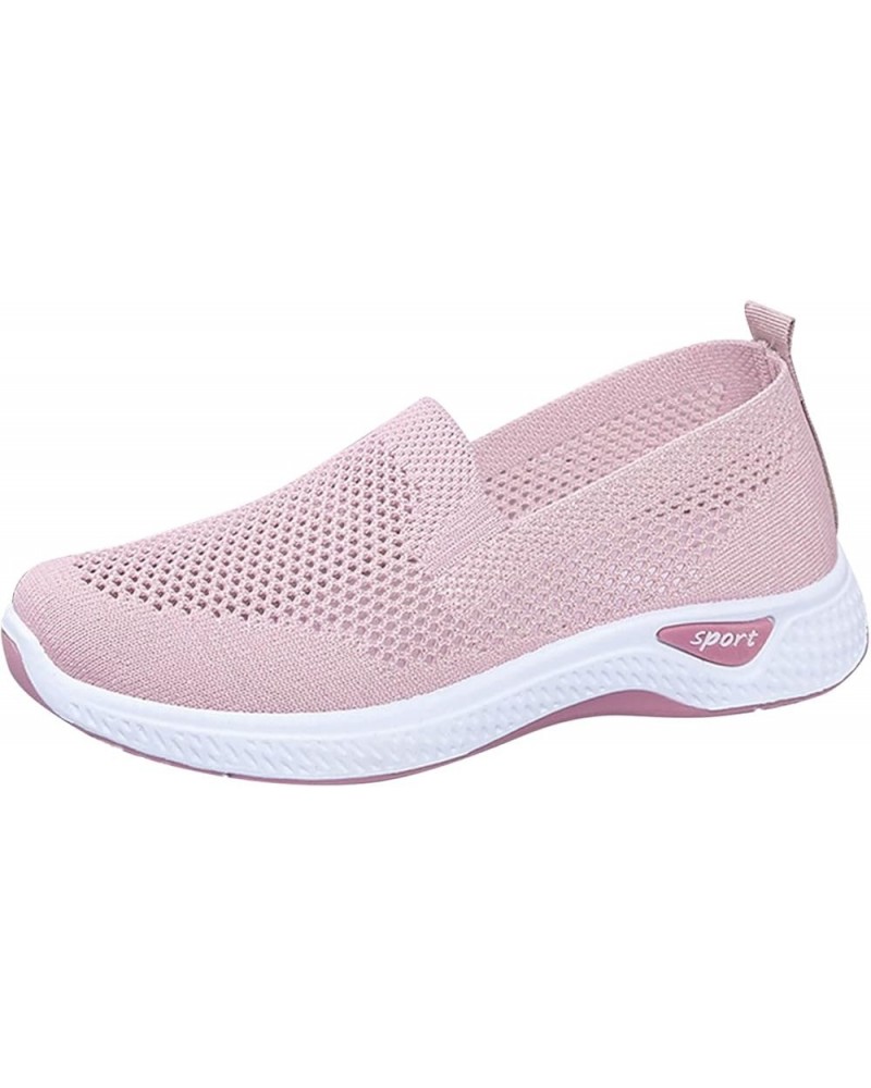 Canvas Slip On Sneakers Running Sneakers for Women White Sneakers for Women Womens Slip On Sneakers Z 13-pink $22.85 Athletic...