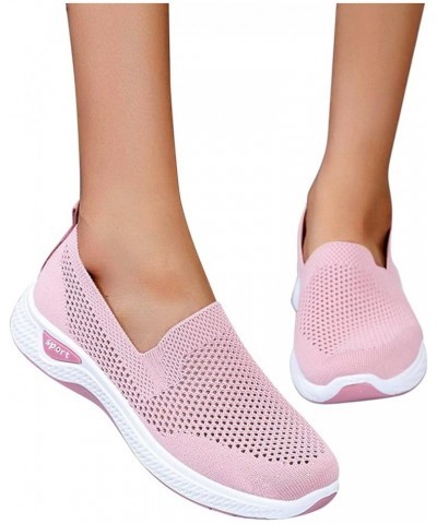 Canvas Slip On Sneakers Running Sneakers for Women White Sneakers for Women Womens Slip On Sneakers Z 13-pink $22.85 Athletic...