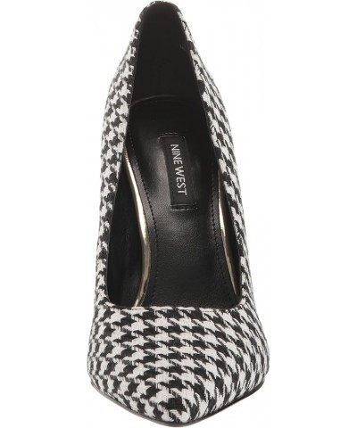 Womens Tatiana Dress Pump Black Houndstooth 008 $28.08 Pumps