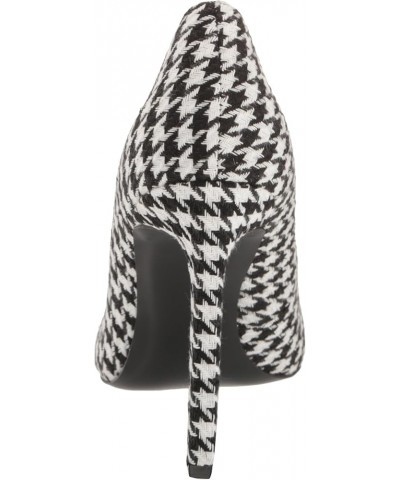 Womens Tatiana Dress Pump Black Houndstooth 008 $28.08 Pumps