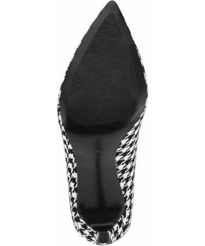 Womens Tatiana Dress Pump Black Houndstooth 008 $28.08 Pumps