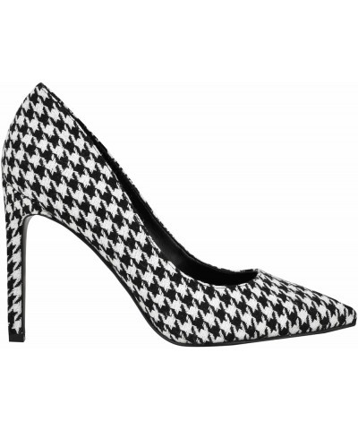 Womens Tatiana Dress Pump Black Houndstooth 008 $28.08 Pumps