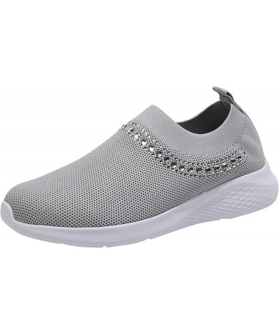 Chunky Trainers workout shoes Tennis gym shoes women women trending shoes Women's Leather Loafers Z 11-grey $15.24 Fashion Sn...