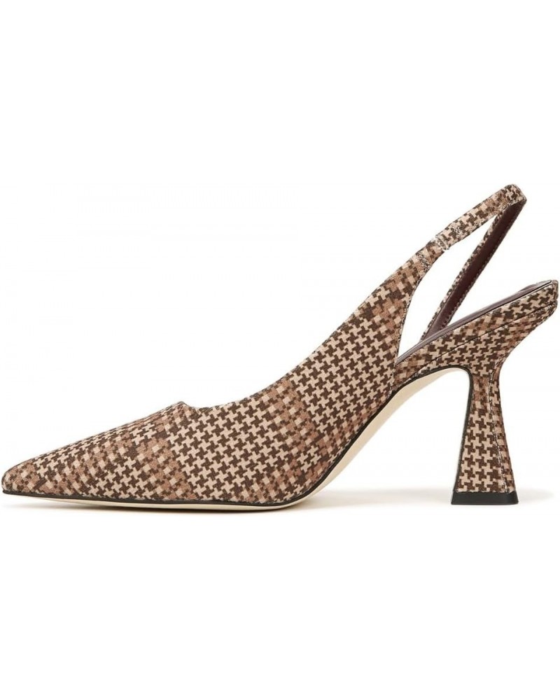 Women's Arina Slingback Pump Brown Napoli Plaid $26.52 Pumps