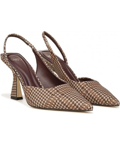 Women's Arina Slingback Pump Brown Napoli Plaid $26.52 Pumps