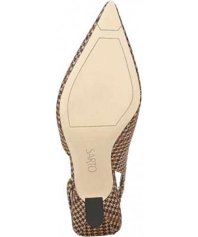 Women's Arina Slingback Pump Brown Napoli Plaid $26.52 Pumps